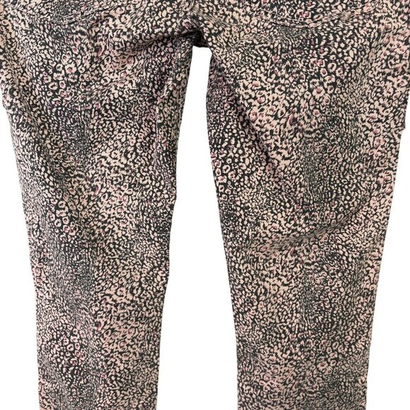 Joie Women's Moto Cargo Skinny Animal Print Blush Pink Pants Size 30 - Picture 10 of 12